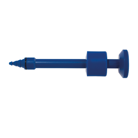 Piston de rechange bleu pour seringue d'empreinte