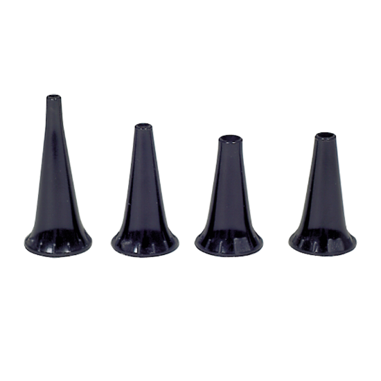 Entonnoir réutilisable, 4 pièces, noir 2,4/3,0/4,0/5,0 mm
