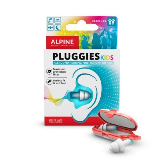 Alpine Pluggies Kids®, 1 Paar in Kunststoff-Box